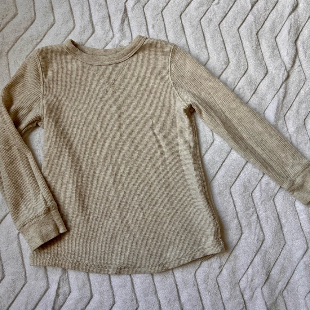 Old Navy Kids Tan Long Sleeve Tee